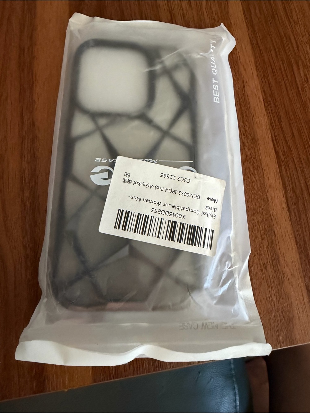 iPhone 14 Pro Black Rugged Shock-Absorbent Phone Case